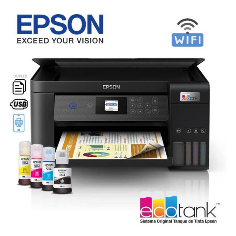 Impresora Epson Ecotank L4260 Multifuncional Wifi, USB, Duplex