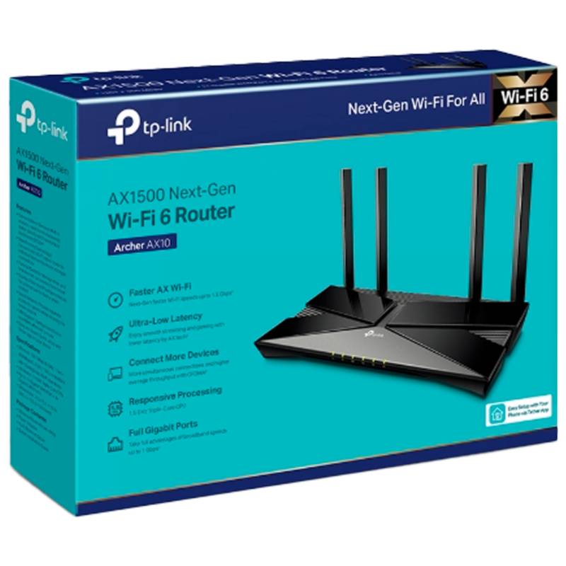 Router Tp-link Archer Ax10 Wi-fi 6 Ax1500 Dual Band TP LINK