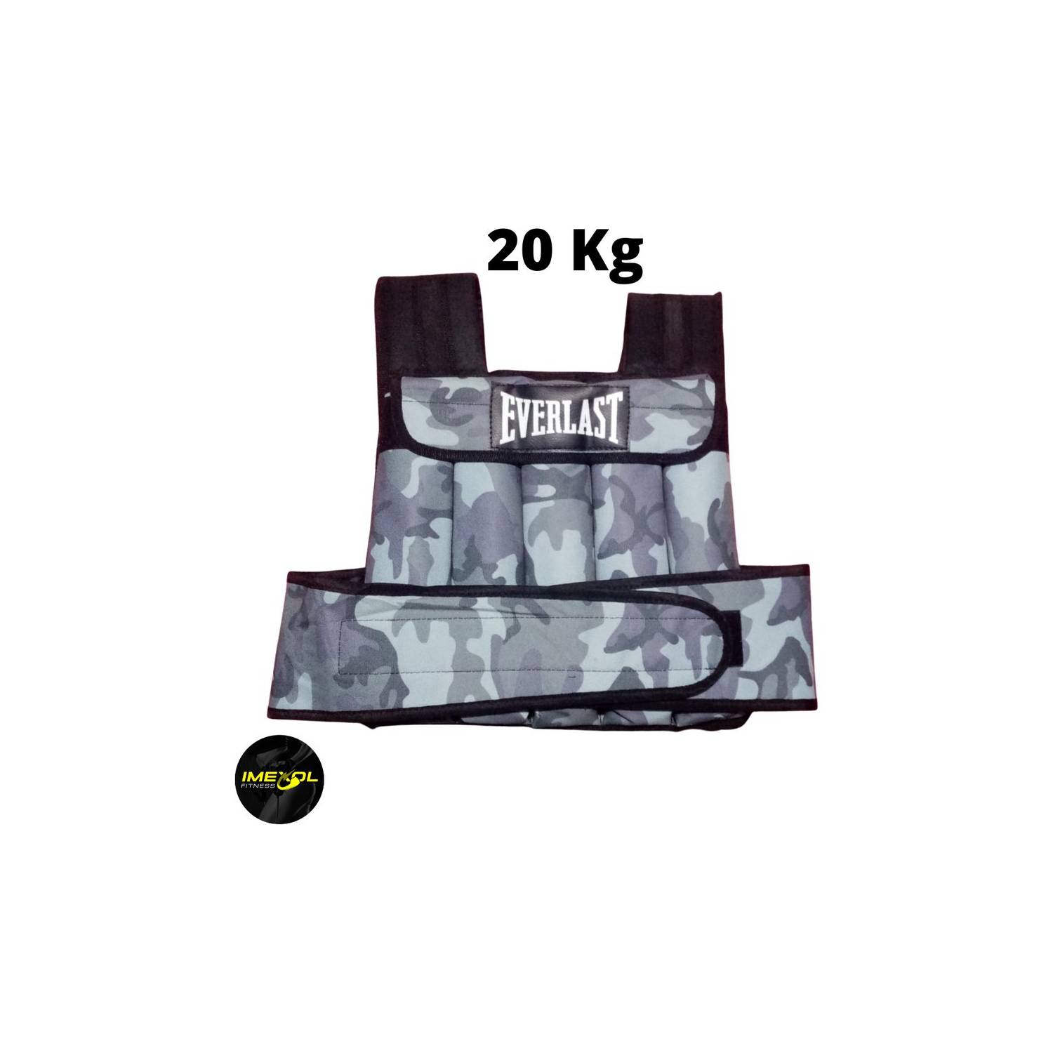 Chaleco Lastre Arena Regulable 20kg Color Negro GENERICO