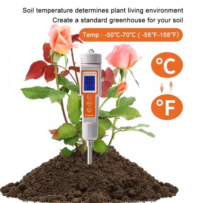 GENERICO Medidor de humedad de suelo plantas Humidiometro higometro jardin