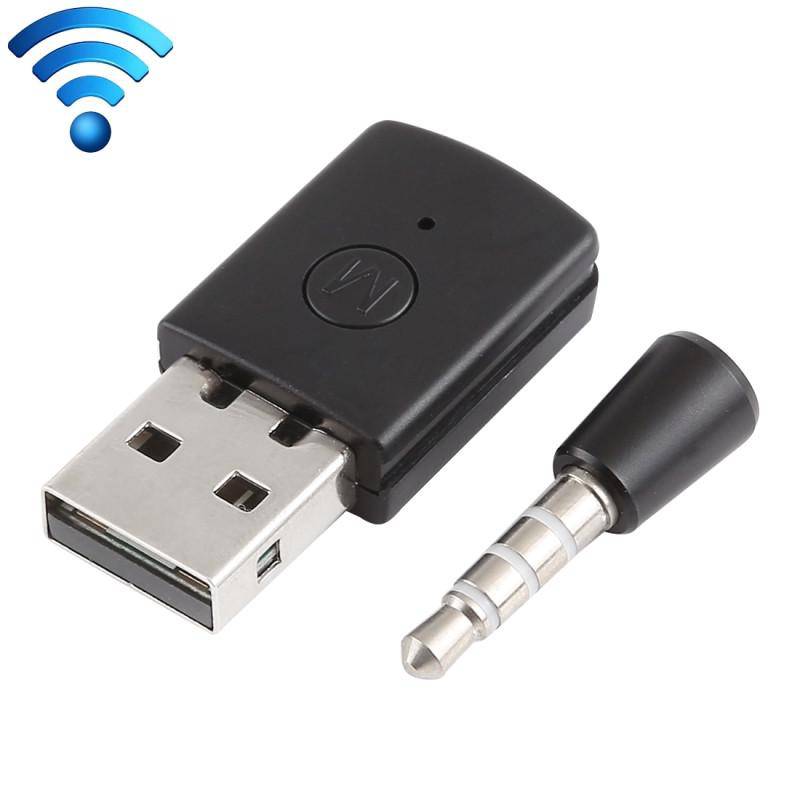 Adaptador Bluetooth con micrófono para PS4/PS5 HLRAO, adaptador USB Mini  USB 4.0 Adaptador Bluetooth/receptor dongle y transmisores Dongle Bluetooth