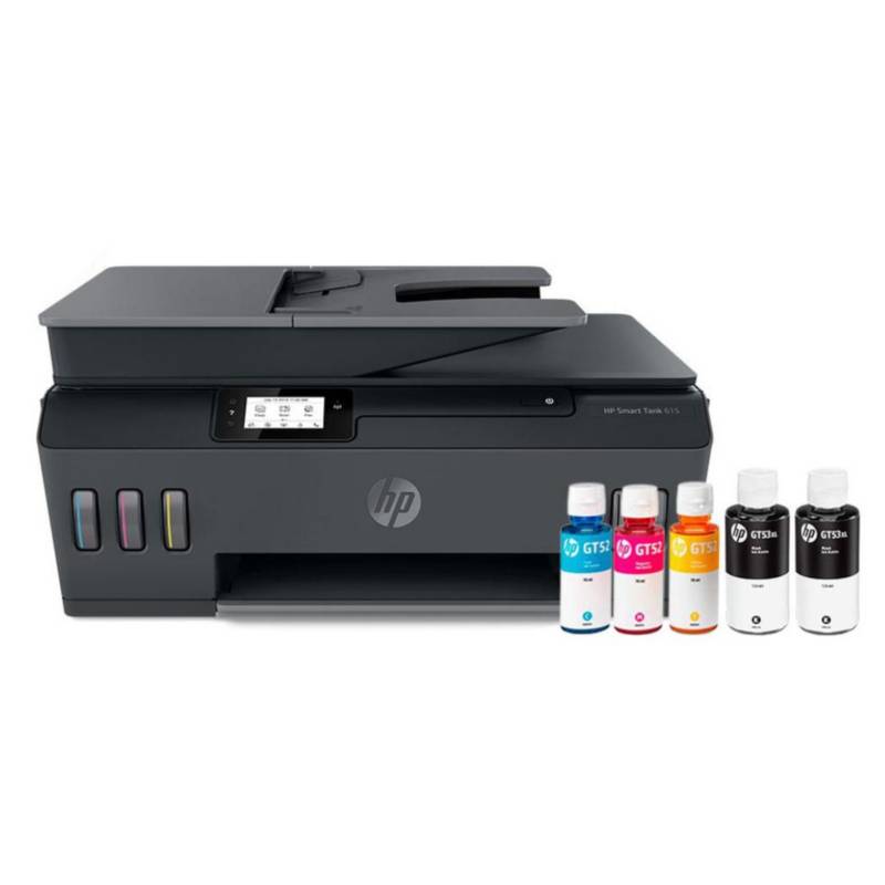 Impresora Multifuncional Hp Smart Tank 615 Wifi Adf Fax Hp 1374