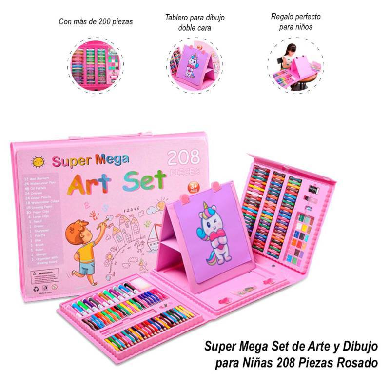 Artes y manualidades para niños de 4 a 12 años, kit de pintura todo en