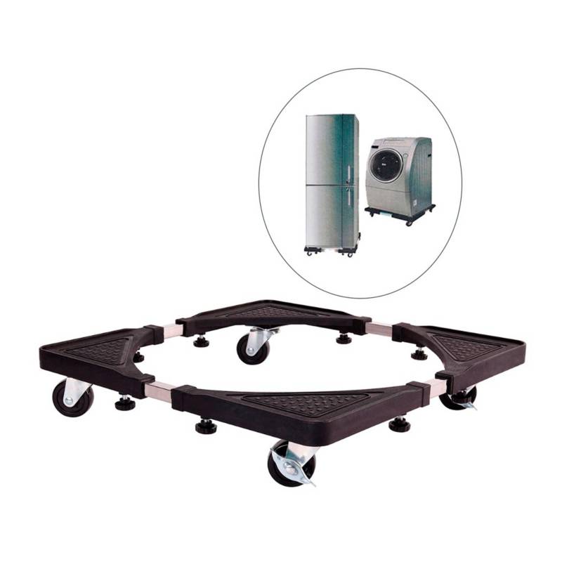 Base de soporte para lavadora, ajustable, resistente, extensible, ruedas de  carro para electrodomésticos, carrito multifuncional para muebles, para