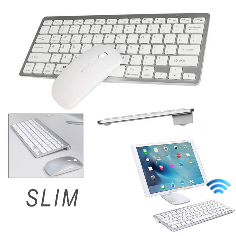 Combo mouse y teclado inalámbrico bluetooth para pc android OEM | falabella.com