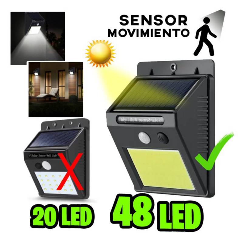 Foco Lampara Led con Sensor de Movimiento GENERICO