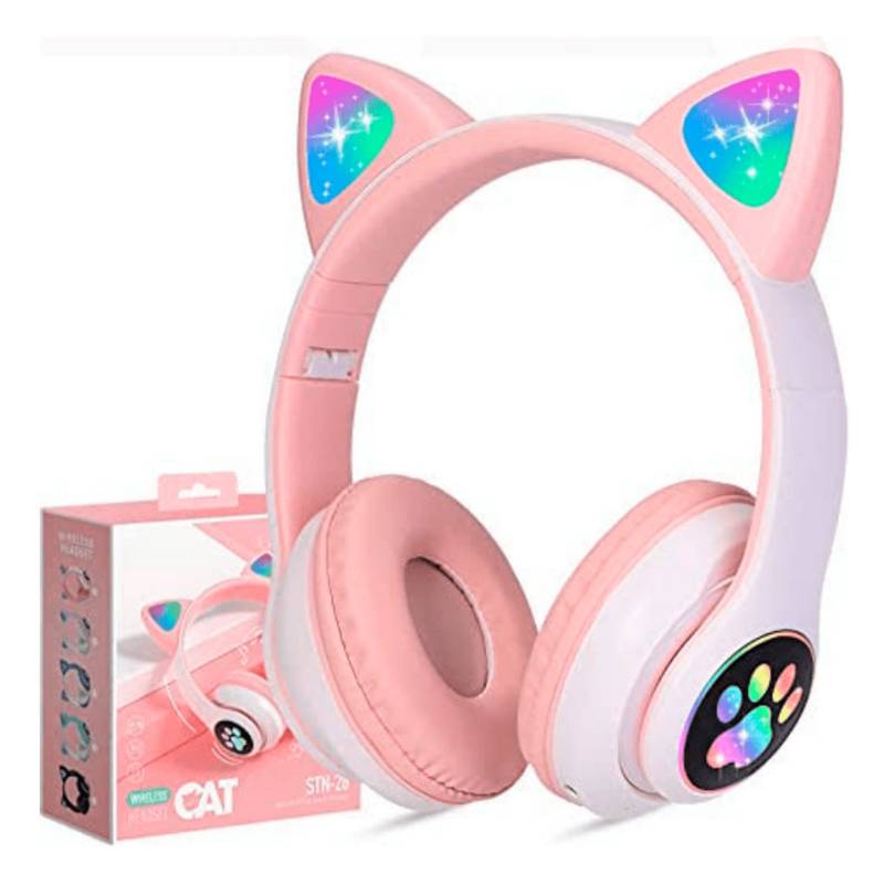 Auriculares discount gato rosa