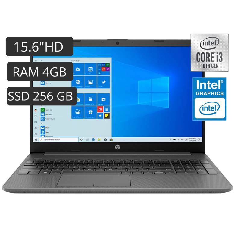 Laptop Hp 15 Dw1085la 156 Intel Core I3 4gb 256gb Ssd Windows 10 Hp 2078