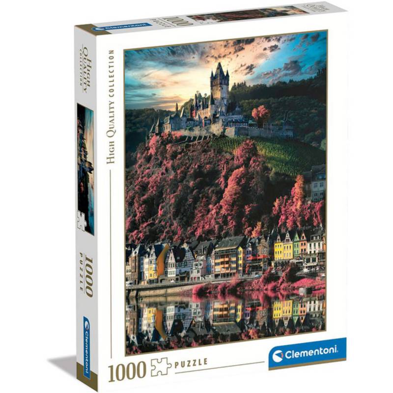 CLEMENTONI - Clementoni Rompecabezas de 1000 piezas - Castillo Cochem