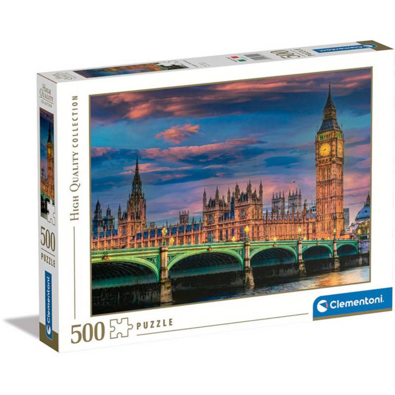 CLEMENTONI - Clementoni Rompecabezas de 500 piezas - El Parlamento de Londres