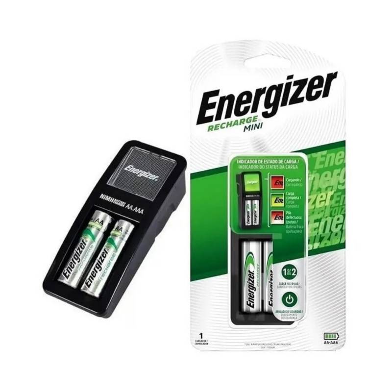 Baterias Recargables Para AAA AA Cargador Energizer Litio Pilas De  Energizer w/4 39800121042