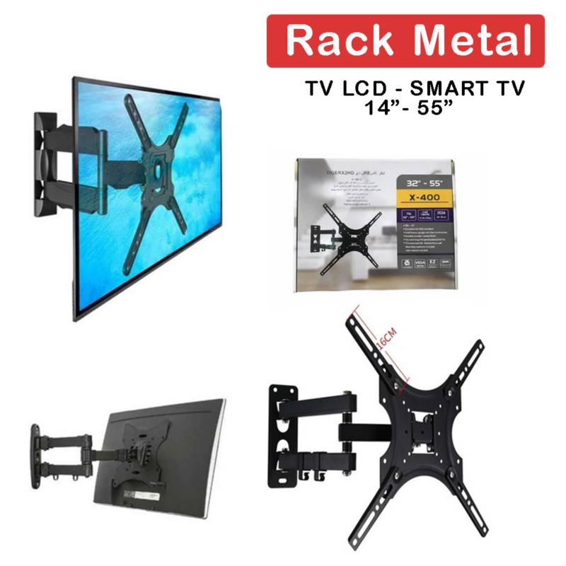 IMPORTADO - Rack para TV Soporte Móvil Plegable para LCD LED SMART 32 55