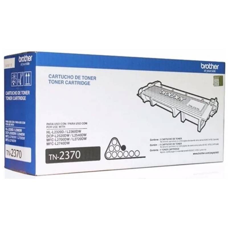 Toner Brother TN-2370 ,DCP-L2520DW DCP-L2540DW, MFC-L2740DW, 2600 pgs.  BROTHER