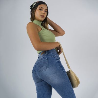 WIDE LEG FULL CARGO JEAN DENIM MUJER ROXJES JEANS