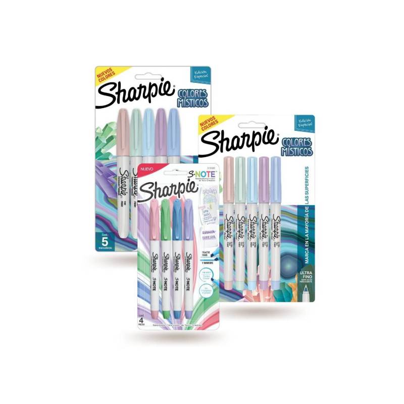 MARCADORES SHARPIE COLORES MISTICOS X12