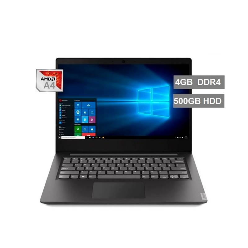 LENOVO - Laptop Lenovo Ideapad S145, 14" HD TN, AMD A4-9125,  4GB / 500GB 81ST000MLM