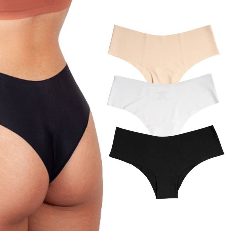 Perca Condimento Fraude 3-pack calzones invisibles corte bikini UNEVEN | falabella.com