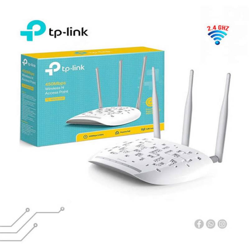 TP LINK - Tp-link -acces point tl-wa901nd 300mbps 3 antenas desmontables