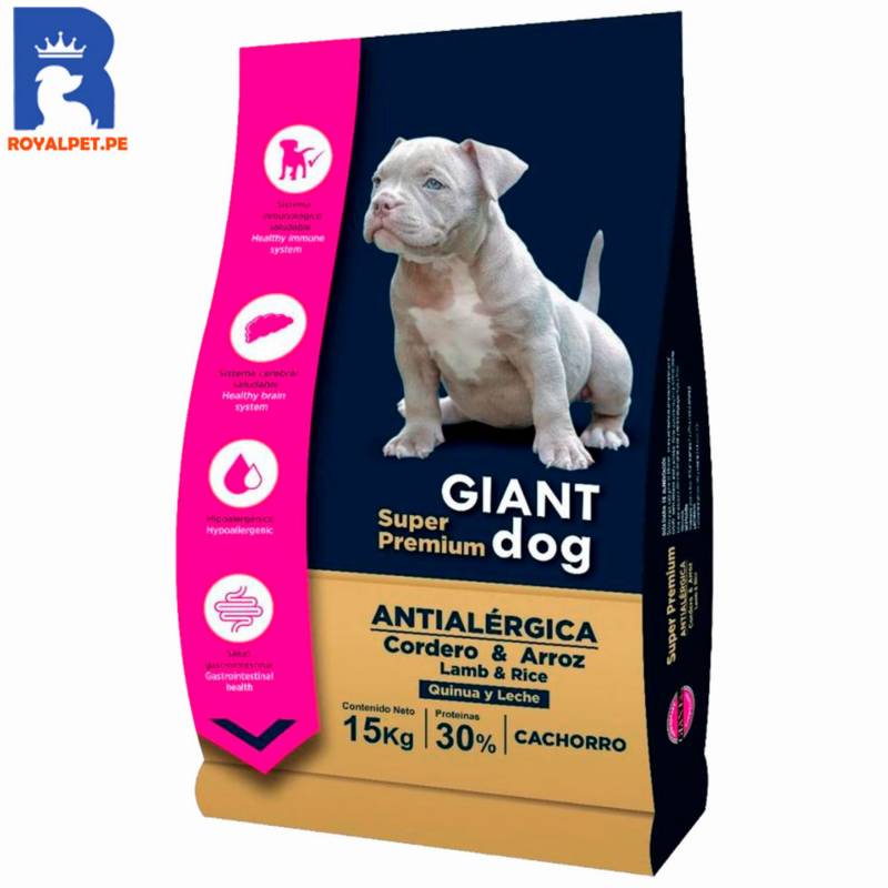 GENERICO - Alimento para Perro Giant Dog cachorro cordero y arroz 15 kg