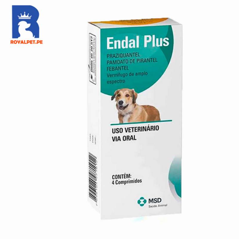 MSD - Antiparasitario Endal Plus x4 tabletas