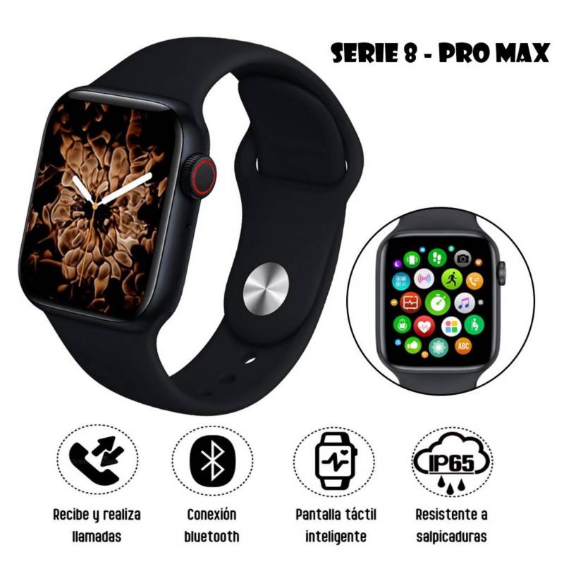 GENERICO - Smartwatch I8 Pro Max Serie 8 Negro