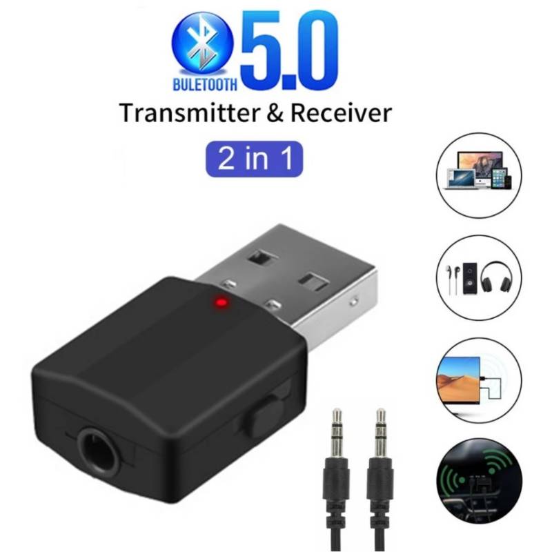 Transmisor Receptor Bluetooth Tv Pc Laptop Equipo De Sonido