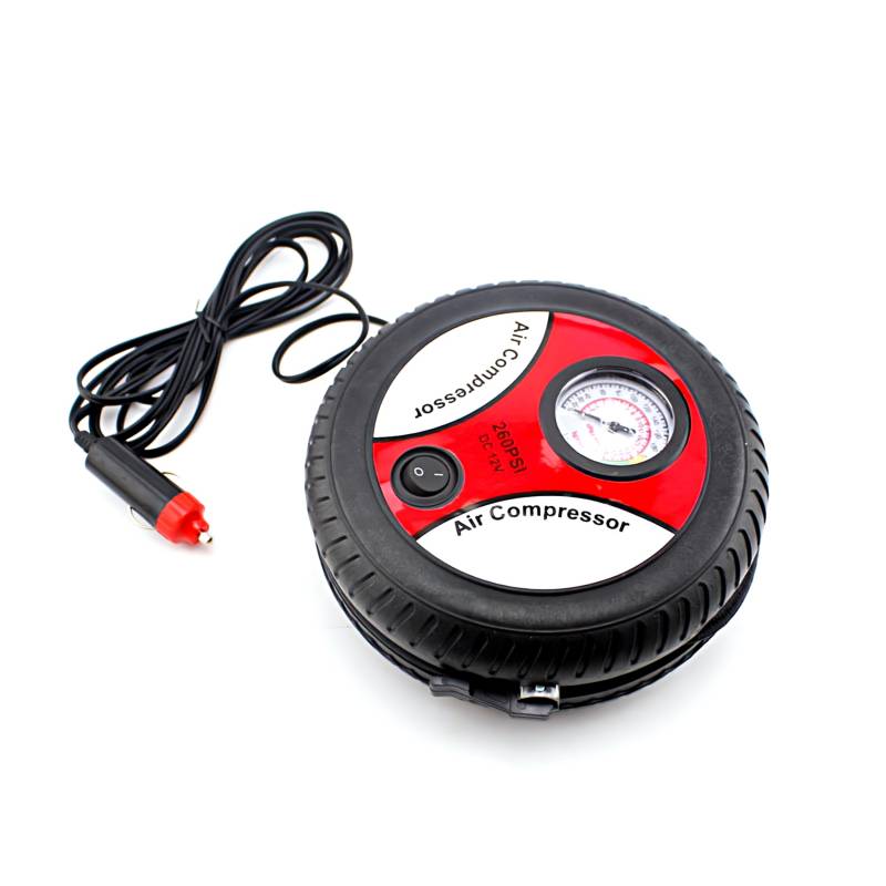  Medidor de presión de neumáticos, medidor de presión de  neumáticos, portátil, color rojo : Automotriz