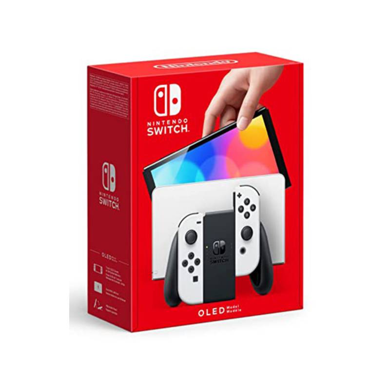 NINTENDO - Consola Nintendo Switch Modelo OLED con White Joy-Con