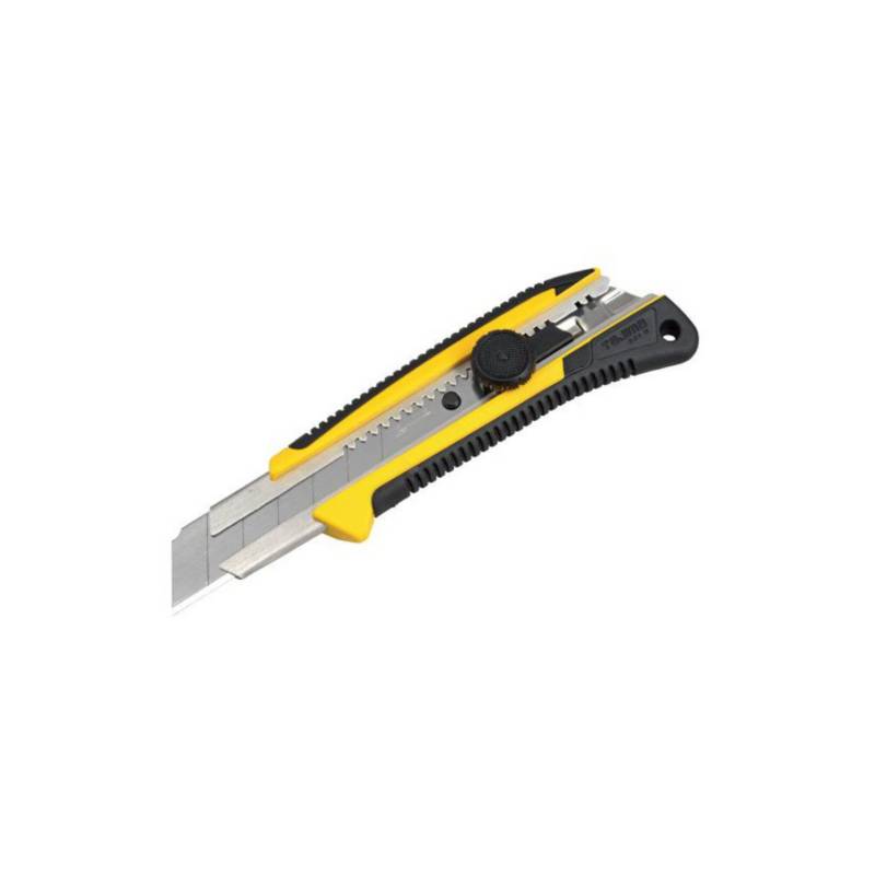 Cuchilla Cutter 6 C/Alma Metalica + 03 Hojas C&A - Amarillo C AND A TOOLS