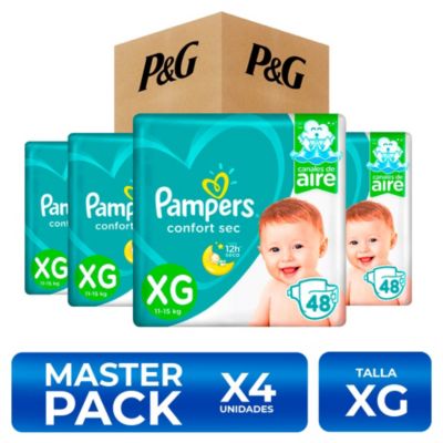 Comprar Pañales Pampers Confort Sec, Talla XG 16 Unidades