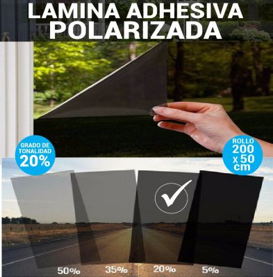 Lamina Polarizado para ventanas - 200x50cm