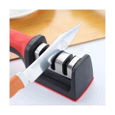 Afilador Cuchillos de Plástico SMART SHARP 3 pzas - Rojo