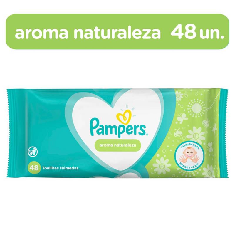 PAMPERS - Pampers Toallitas Húmedas Aroma Naturaleza 48 unidades