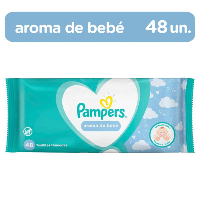 PAMPERS - Pampers Toallitas Húmedas Aroma Bebé 48 unidades
