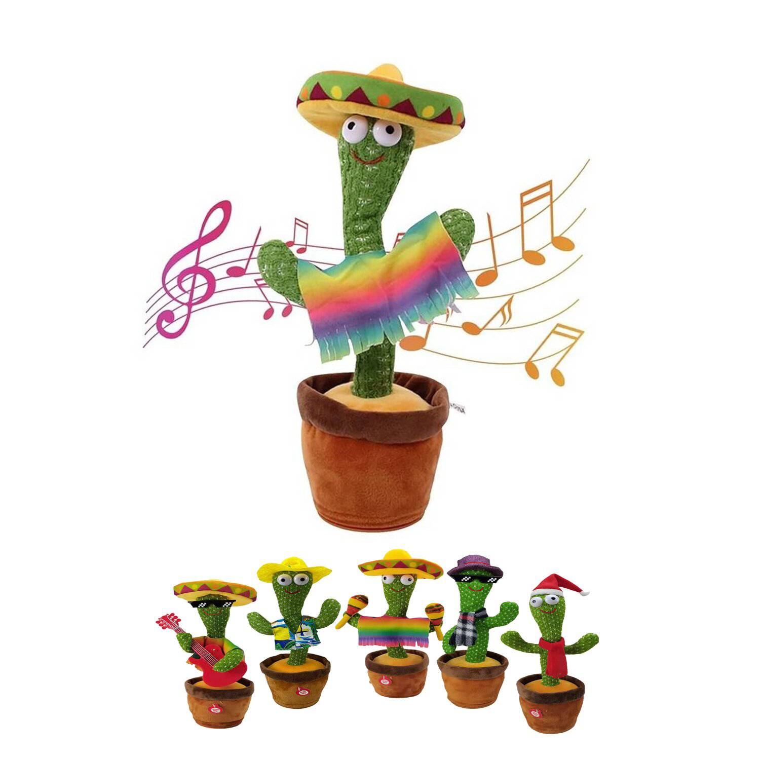 Cactus Bailarin Juguete Bebe Parlanchin Que Baila Y Repite Lo Que