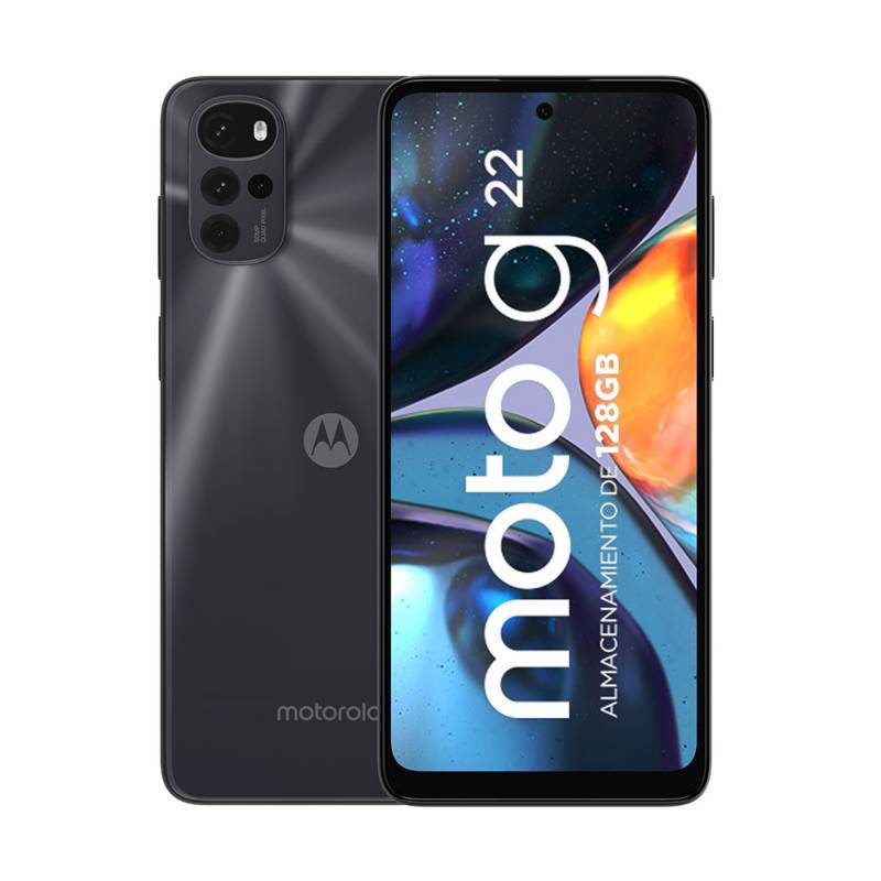 MOTOROLA - Celular Motorola Moto G22 4GB 128GB - Negro