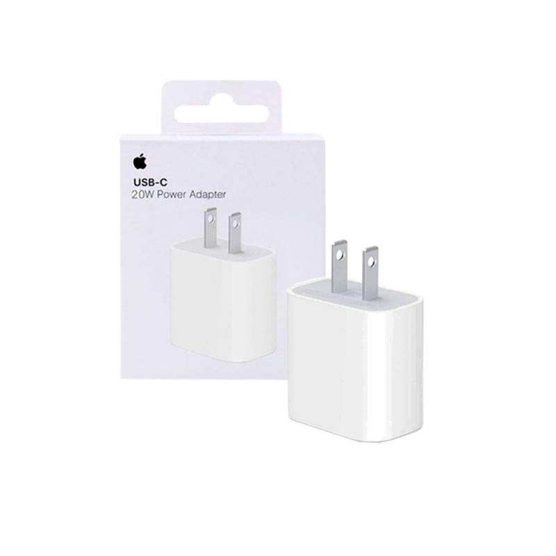 APPLE - Cubo cargador Apple 20W USB-C  Carga rapida