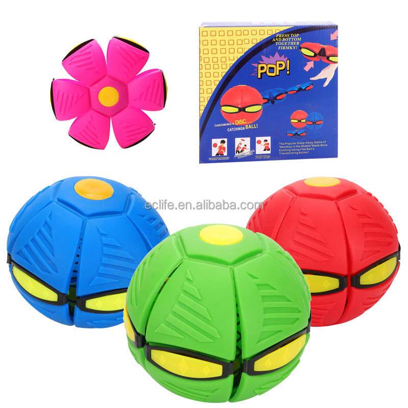 Pelota Voladora Frisbee Disco De Colores Flat Ball - Fucsia GENERICO