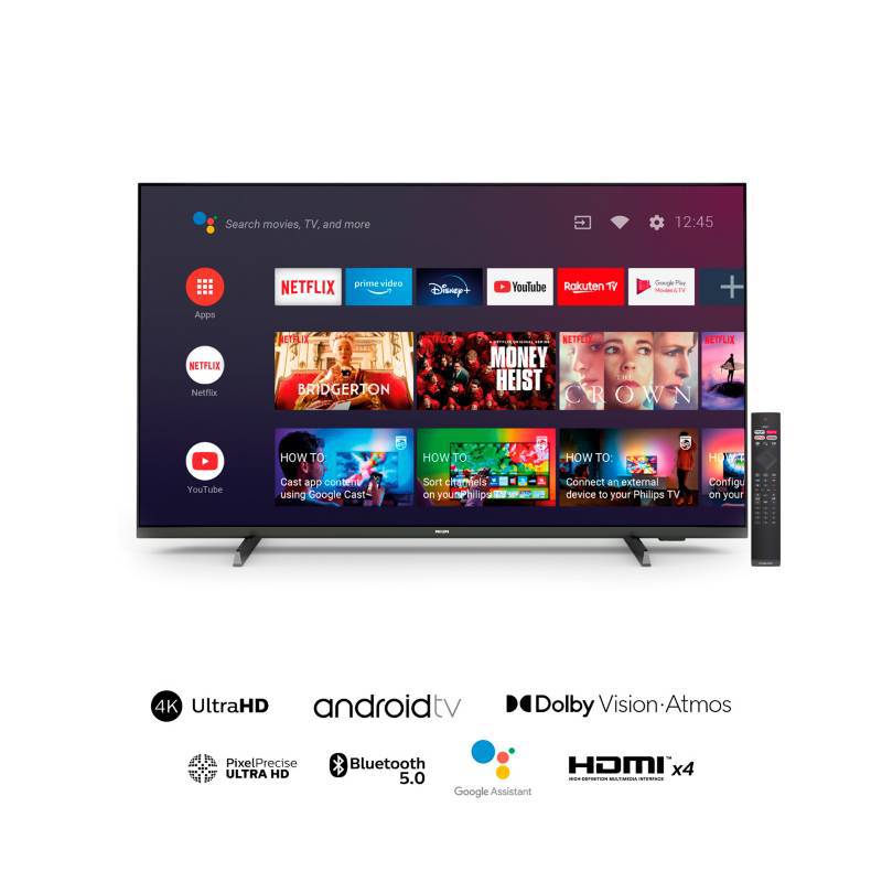 Televisor 75 Android 4k Ultra Hd Smart Tv Ambilight 75pud7906