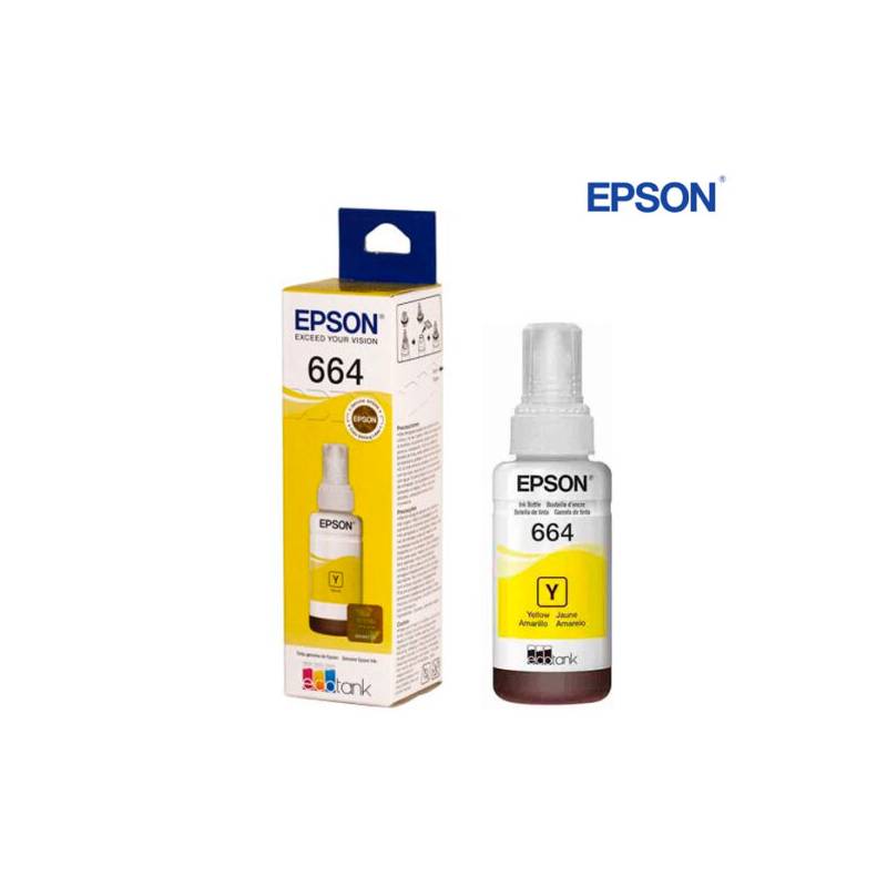 Botella De Tinta Epson T664420 Amarillo Epson 2709