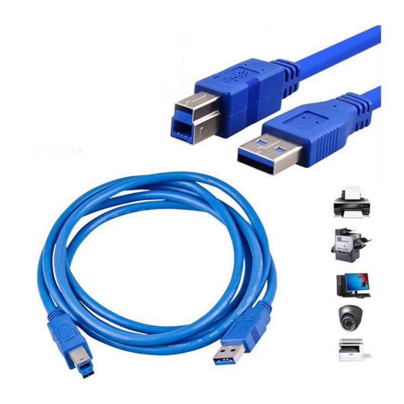 Cable Usb 3.0 Para Impresora, Scaner, Discos Externos GENERICO