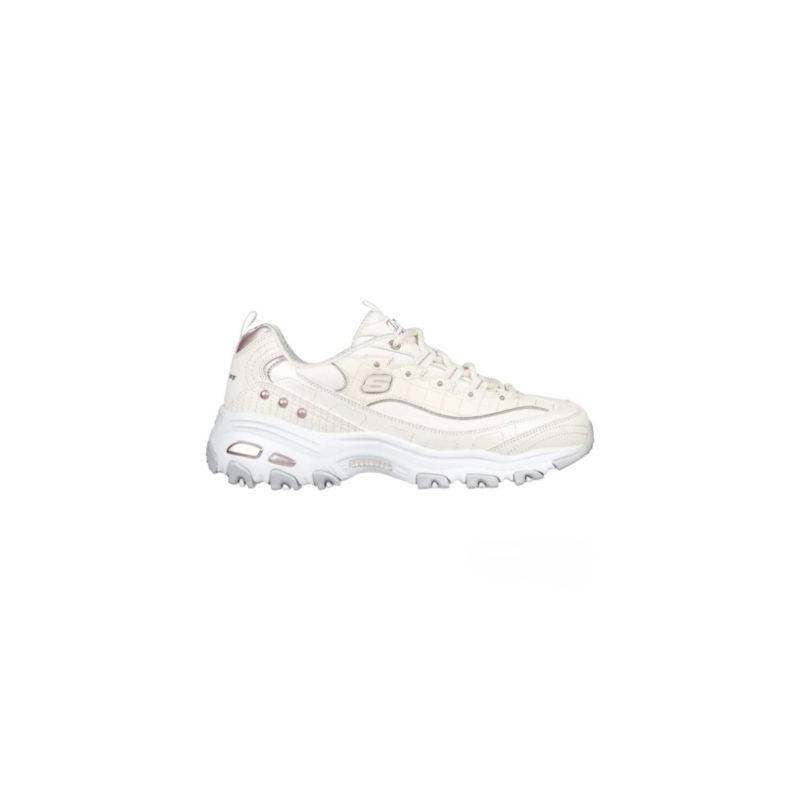 Zapatilla Mujer Skechers D´Lites-Ladies Night BlancoLavanda