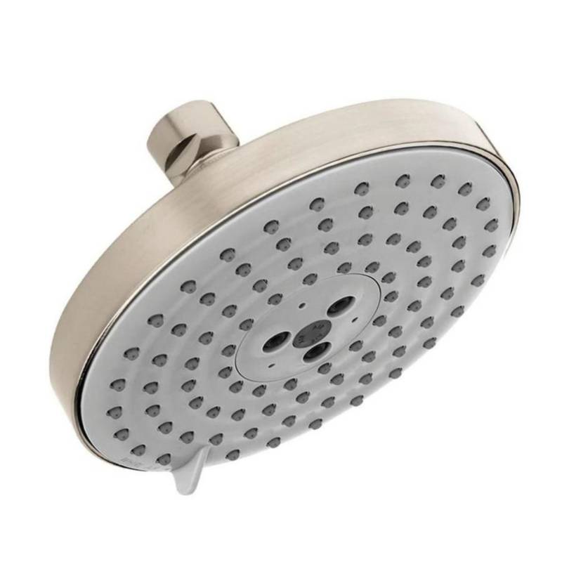 Cabezal de ducha cromado con sistema antical, ahorro de agua, 3 modos y  diámetro 70mm