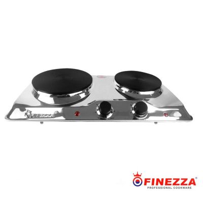 Cocina Eléctrica Finezza 2 Hornillas Acero 2250w. - ECOMARKPERU