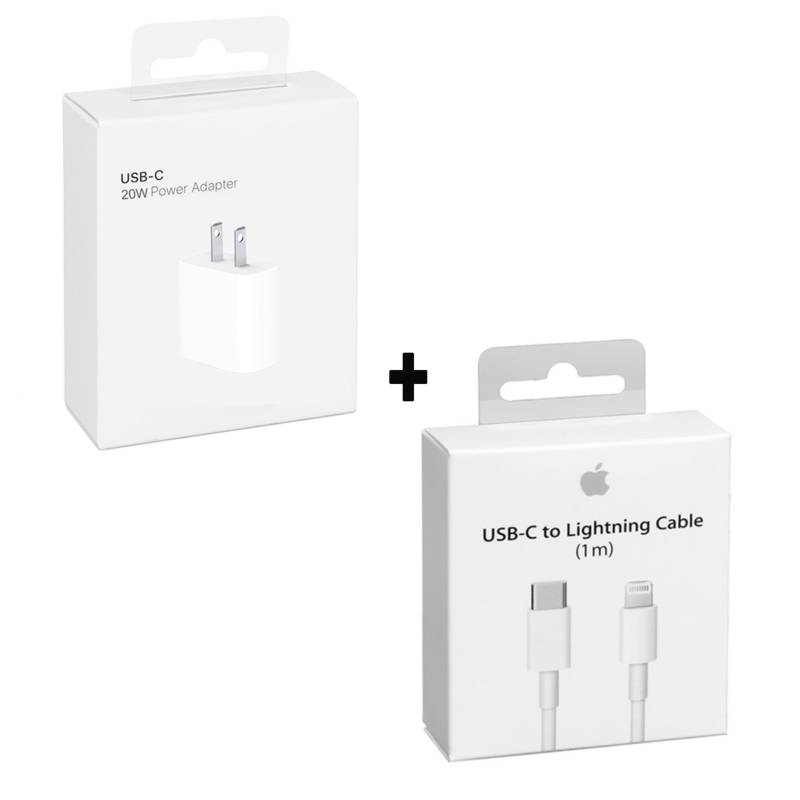 Apple Combo Cargador Usb-c + Cable Usb-c Magsafe iPhone 12