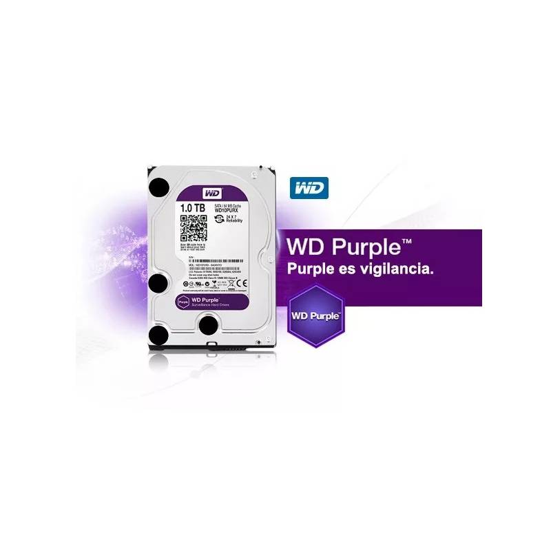 WESTER DIGITAL - Disco Duro 1 TB Interno 3.5" HD Wester Digital Purpura