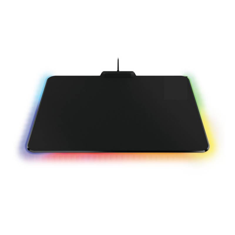 Ripley - MOUSE PAD GAMER ALFOMBRILLA XL + LUZ LED RGB + CARGA INA 10W