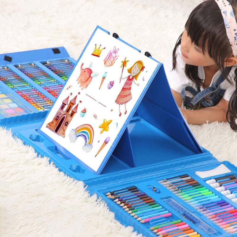 Mega Set de Arte Didáctico para Niños 208piezas Colores etc OEM