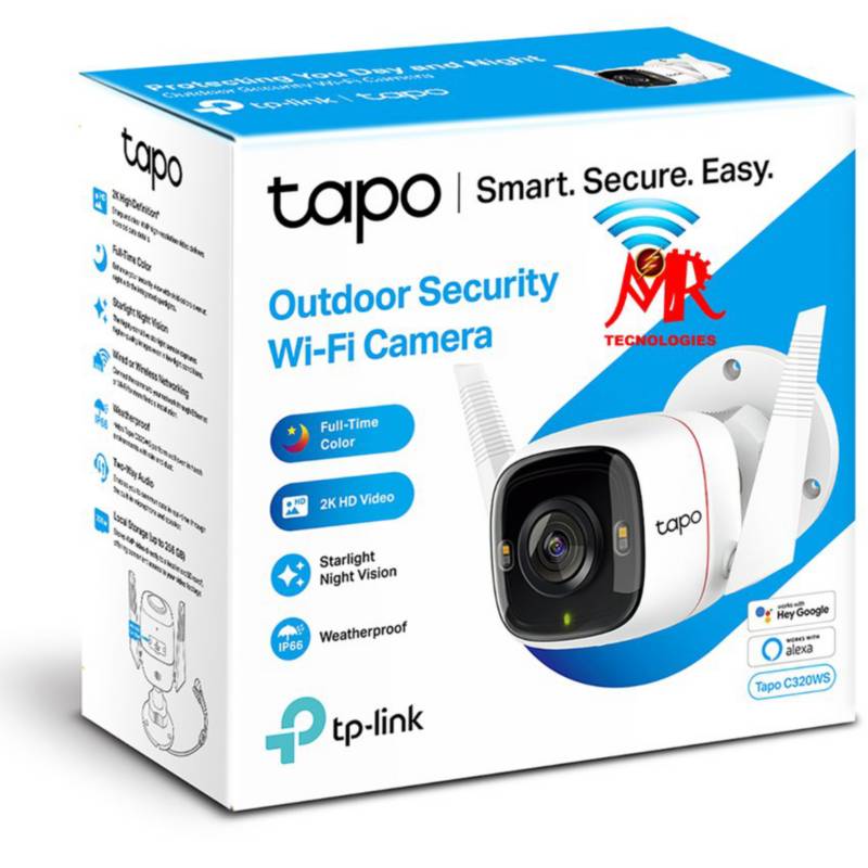 Camara de Seguridad Tapo Outdoor Security Wi-Fi Camera C320WS