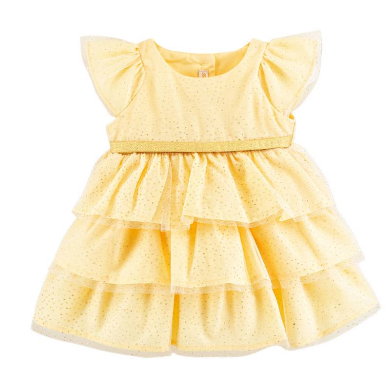 BABY CLUB CHIC - Vestido Bebé Niña AmarilloTropical